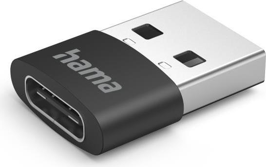 Hama USB-C-Adapter, USB-A-Stecker - USB-C-Buchse, ohne Kabel, 480 Mbit/s, 3 St. (00201532)