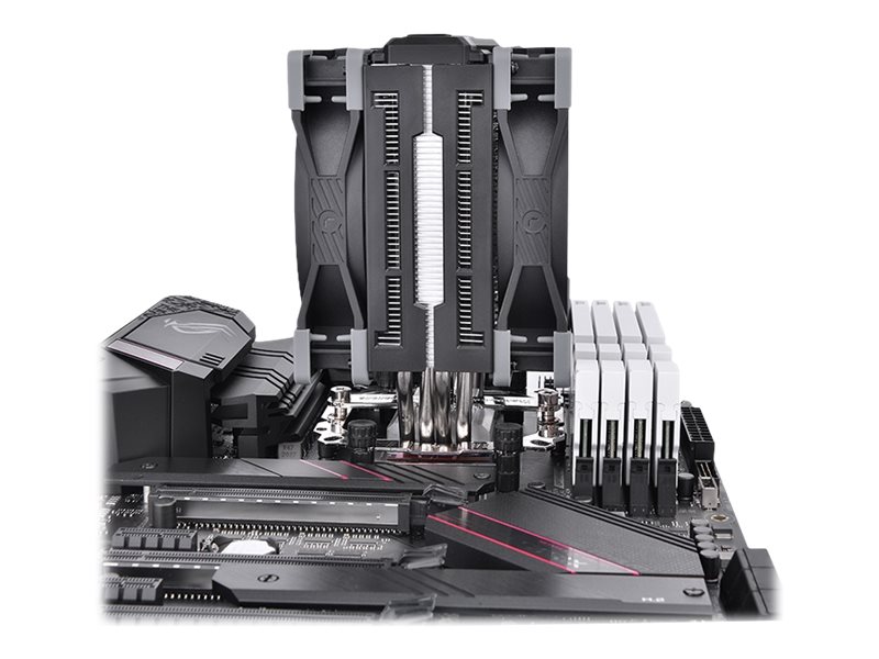 Thermaltake TOUGHAIR 510 Prozessor-Luftkühler 2x 120 mm Schwarz/Silber