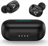 Lamax Dots3 Play. Produkttyp: Kopfhörer. Übertragungstechnik: Kabellos, Bluetooth. Empfohlene Nutzung: Anrufe/Musik. Kopfhörerfrequenz: 20 - 20000 Hz. Kabellose Reichweite: 15 m. Gewicht: 34 g. Produktfarbe: Schwarz (LXIHMDOTS3PBA)