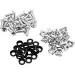 ROADINGER Rackschraubensatz 20x M6 x 15 mm für 19" Rack-Montage