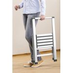 WENKO Alu-Design Klapptrittleiter 1-stufig (601010100)