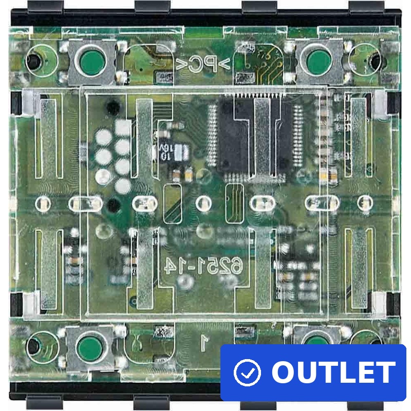 Merten 625299 KNX-Tastermodul 2fach, System M (625299) (geöffnet)