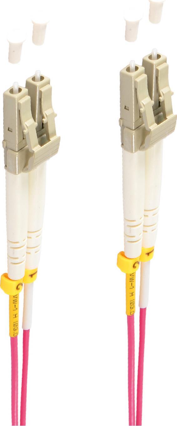 shiverpeaks BS77923/4. Kabellänge: 2 m, Lichtleitertyp: OM4, Anschluss 1: LC, Anschluss 2: LC, Lochdurchmesser: 50 µm, Vollduplex, Kabelfarbe: Violett (BS77923/4)