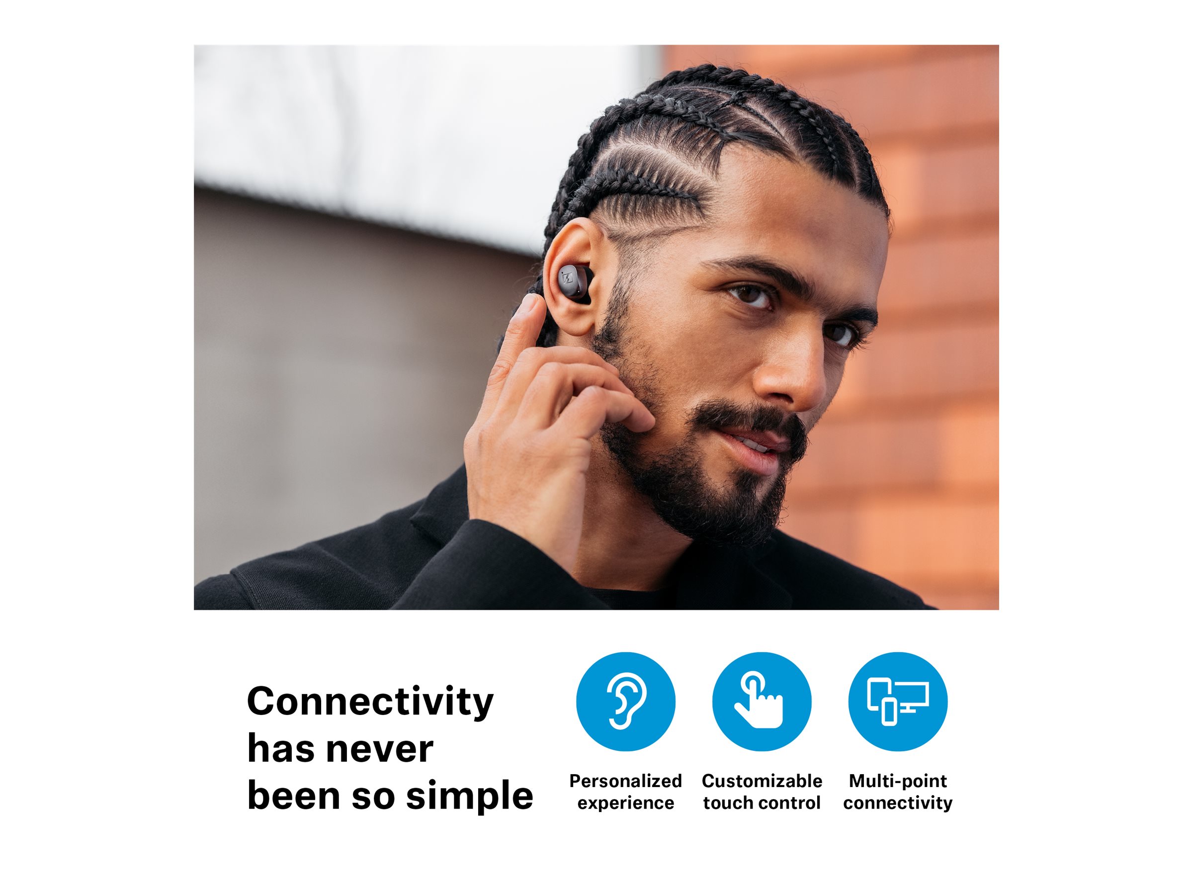 Sennheiser MOMENTUM True Wireless 4 In-Ear Kabellos Bluetooth ANC Schwarzes Graphit