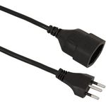 Value 19.99.1181 Stromkabel Schwarz 5 m C12-Koppler C13-Koppler (19.99.1181)