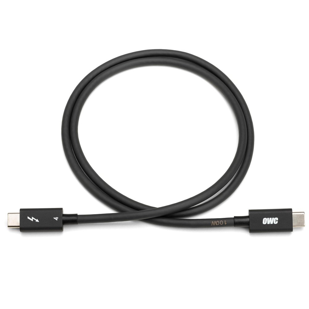 OWC Thunderbolt 4 Kabel 2 m 40 Gbit/s USB-C Schwarz