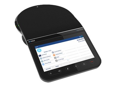 Mitel MiVoice 6970 VoIP-Konferenztelefon mit Bluetooth-Schnittstelle, Schwarz
