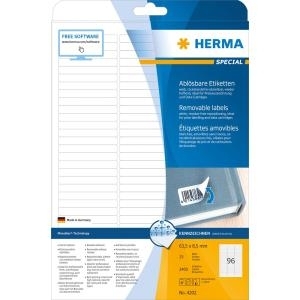HERMA Special Self-adhesive removable matte paper labels (4202)