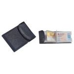 Alassio Kredit- und Visitenkartenetui, Leder, schwarz mit Druckknopfverschluss, für ca. 10 Karten (42002)