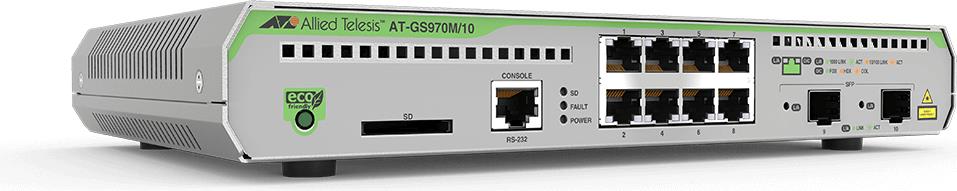 Allied Telesis CentreCOM AT-GS970M/10PS (AT-GS970M/10PS-50)