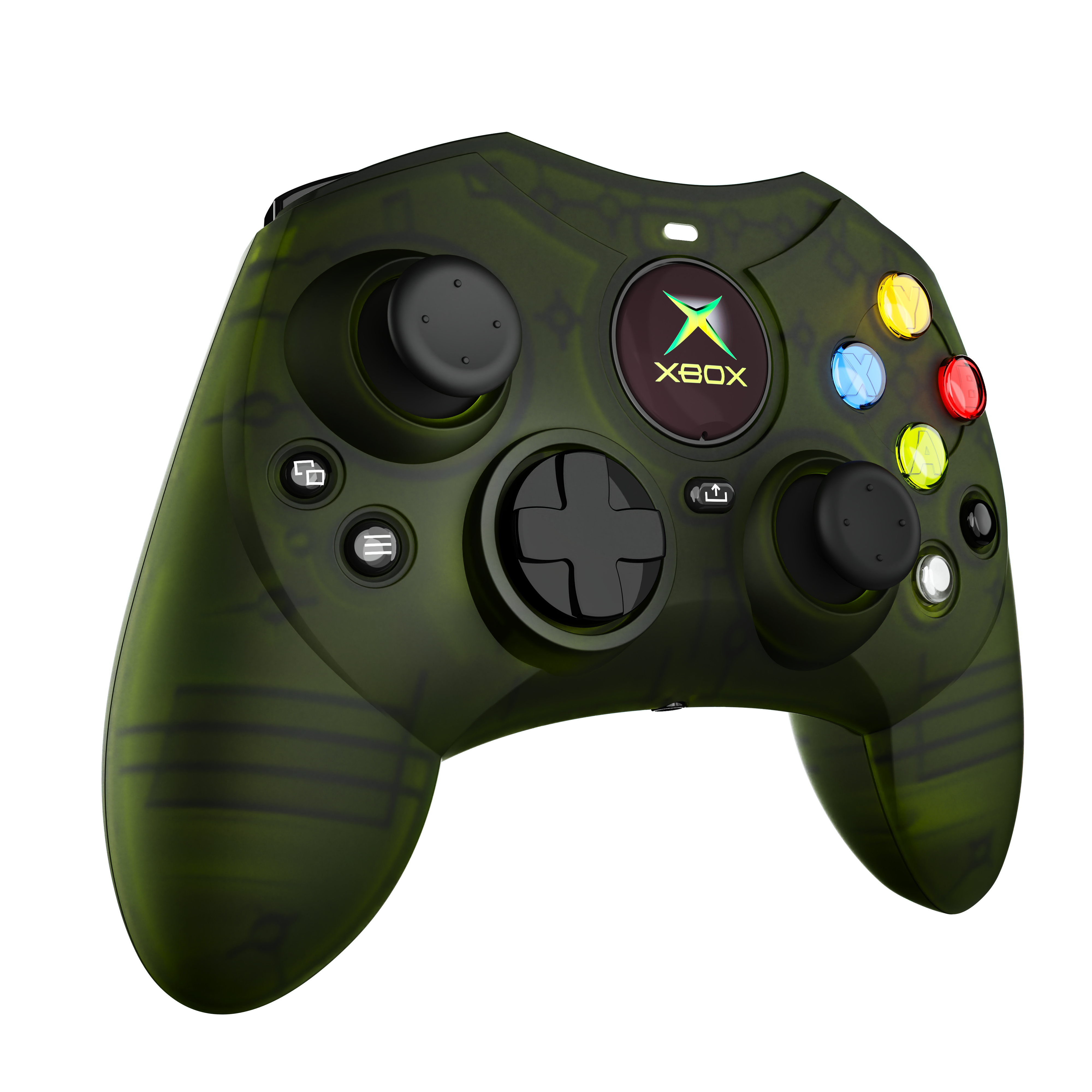 Hyperkin DuchesS kabelgebundener Controller für Xbox Grün, Transparent