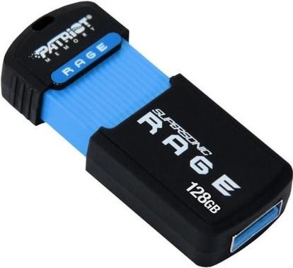 Patriot Memory Supersonic Rage Lite USB-Stick 128 GB USB Typ-A 3.2 Gen 1 (3.1 Gen 1) Schwarz - Blau (PEF128GRLB32U)