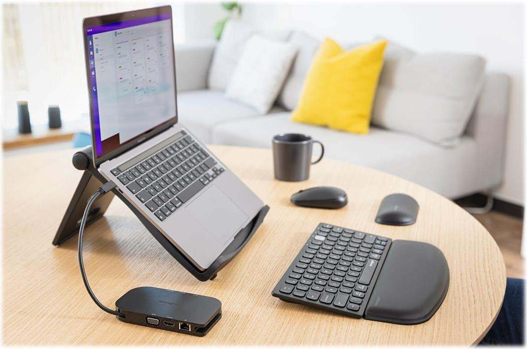 Kensington ErgoSoft Wrist Rest for Compact Keyboards Tastatur-Handgelenkauflage Schwarz