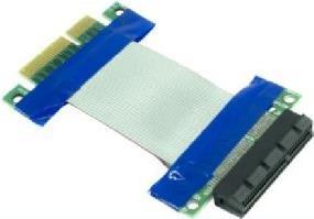 Inter-Tech 88885458 Kabelschnittstellen-/Gender-Adapter PCIe x4 Blau - Grau (88885458)