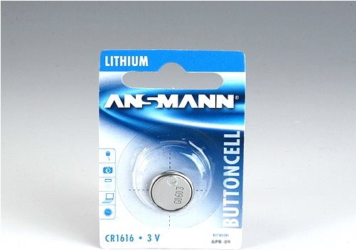 ANSMANN Knopfzelle 3 V Lithium CR 1616