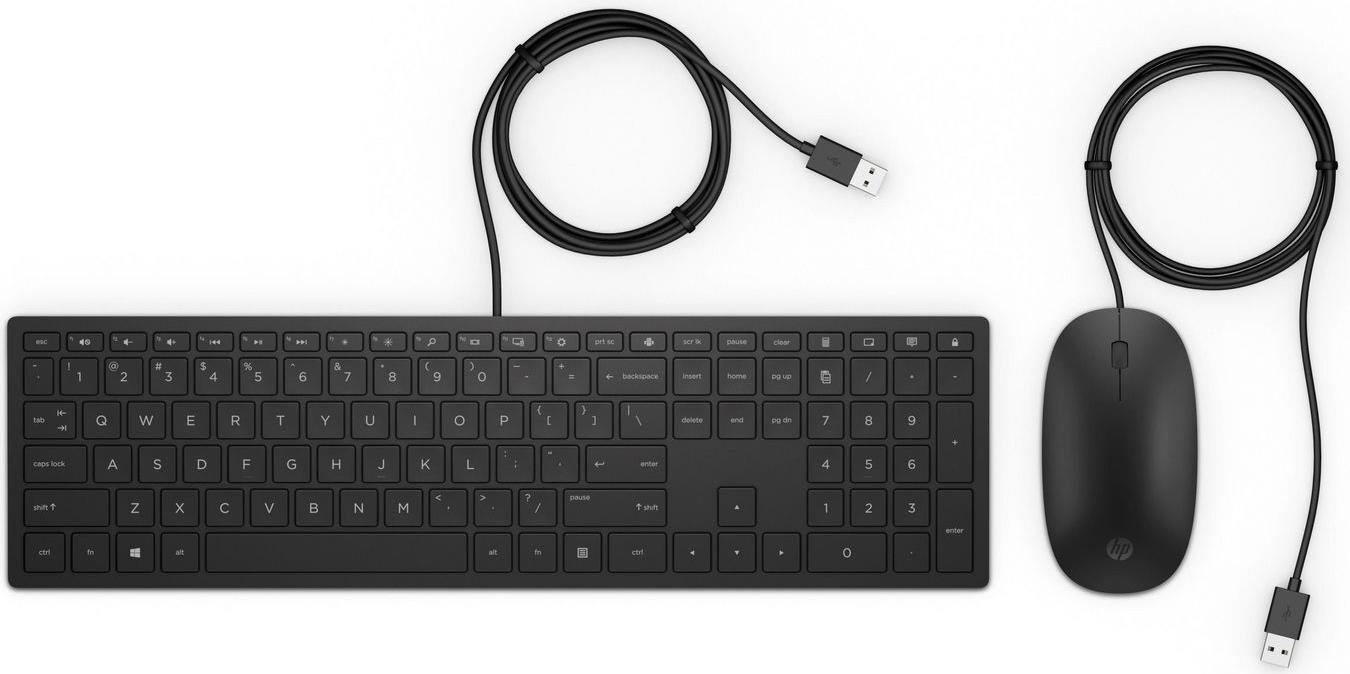 HP Pavillon kabelgebundene Tastatur und Maus 400 (4CE97AA#B13)