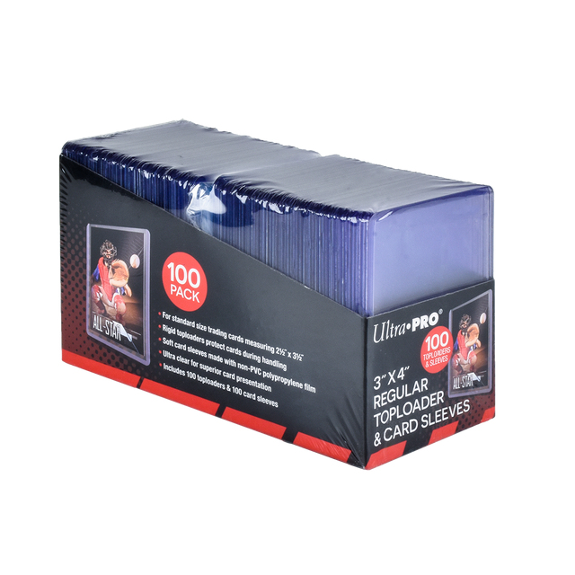 Ultra Pro TCG Kartenhülle & Toploader 8x10cm 100er-Pack Transparent