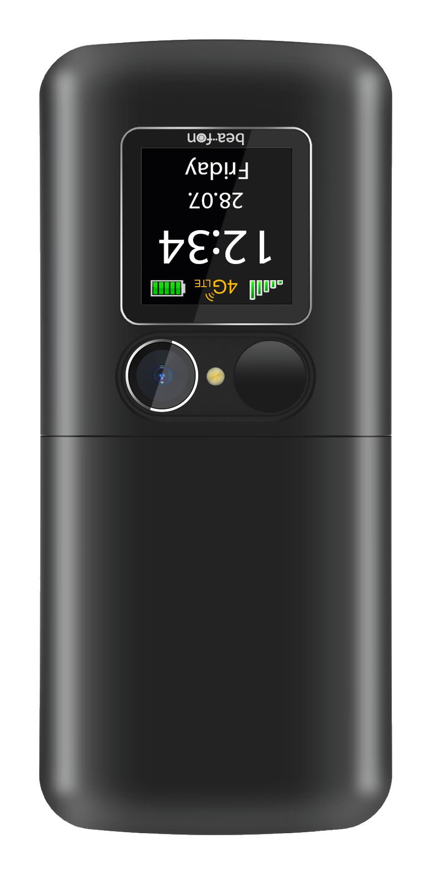 Bea-fon Fold10 LTE 2,2" Klapphandy 1350 mAh Schwarz, Silber