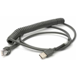 Datalogic Verbindungskabel, USB, gedreht Verbindungskabel, USB (Typ A), power over Terminal, gedreht, Länge: 2,5m (CAB-524)