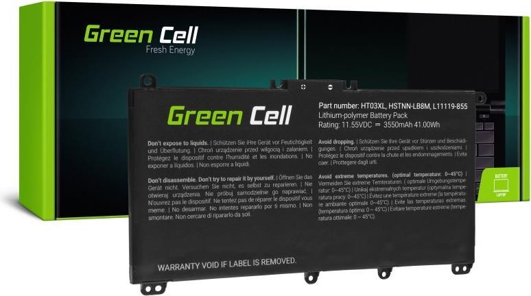 Green Cell Laptop-Batterie (gleichwertig mit: HP HT03XL) (GC-HP163)