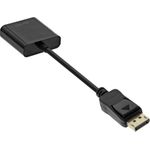 InLine 17197B Kabelschnittstellen-/Gender-Adapter DisplayPort VGA Schwarz (17197B)