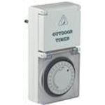 AS Schwabe 24031 Steckdosen-Zeitschaltuhr analog Tagesprogramm 3500 W IP44 (24031)