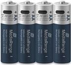 MediaRange Wiederaufladbare USB-C Li-Ion Batterien, Mignon AA I 1.5V I 1.400mAh, 4er Pack (MRBAT161)