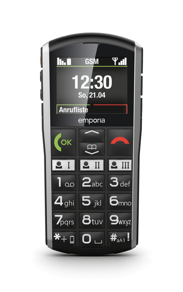 Emporia SIMPLICITY Feature Phone 2" 64 MB RAM Schwarz