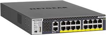 Netgear M4300-16X Managed L3 10G Ethernet (100/1000/10000) Schwarz 1U Power over Ethernet (PoE) (XSM4316PB-100NES)