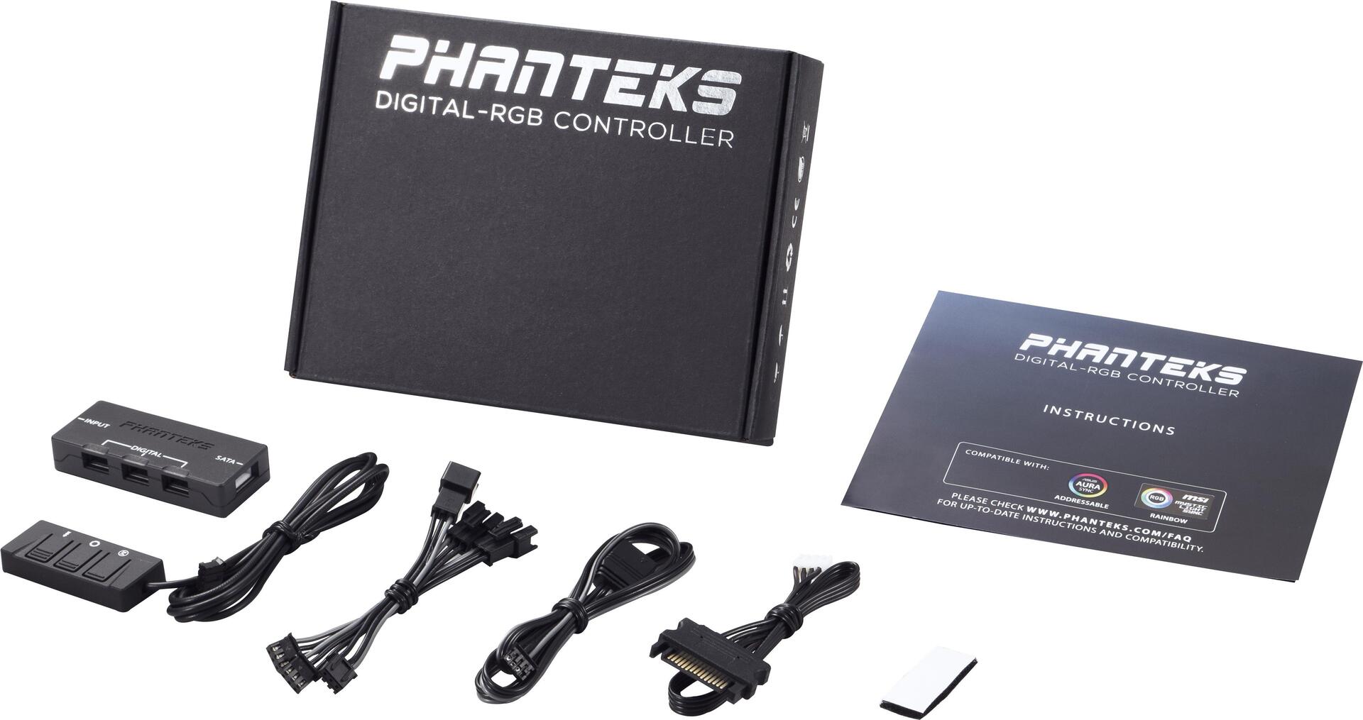 Phanteks - Systemlüftung und Beleuchtungsverteiler (PH-CTHUB_DRGB_01)