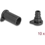 Delock DL4 Staubschutz für Stecker und Buchse Silikon 2-teilig schwarz 10er (60671)
