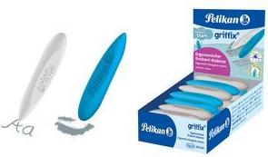 Pelikan griffix Dreikant-Radierer, im Display aus TPE-Kunststoff, Dreikant-Griffzone für ergonomischen - 1 Stück (300007862)