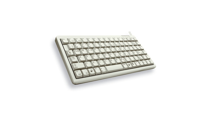 CHERRY Compact-Keyboard G84-4100 - Mechanische Tastatur - USB - 86 Tasten Hellgrau