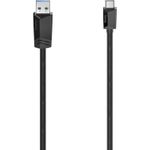 Hama 00200651 USB Kabel 0,75 m USB 3.2 Gen 1 (3.1 Gen 1) USB C USB A Schwarz (00200651)