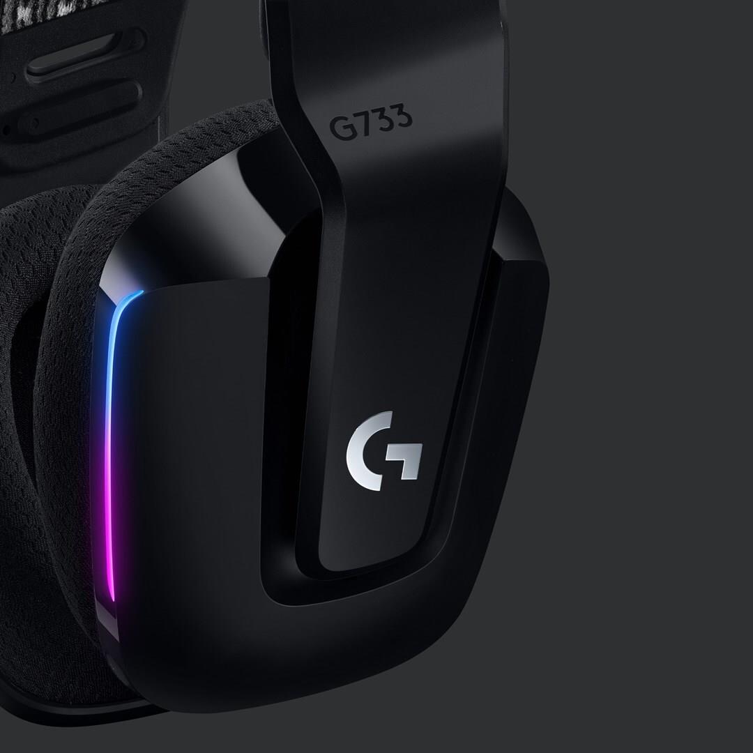 Logitech G G733 LIGHTSPEED Wireless RGB Gaming Headset Schwarz