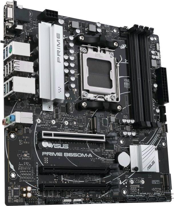 ASUS Prime B650M-A AX Mainboard AMD B650 Sockel AM5 Micro ATX Schwarz