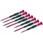 Cimco Elektronik- u. Feinmechanik Schraubendreher-Set 7teilig Schlitz, Kreuzschlitz Phillips (112050)