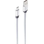 shiverpeaks BS14-11001 USB Kabel 1 m USB 2.0 USB A Micro-USB B Silber (BS14-11001)