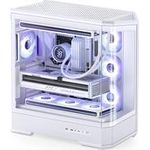 Jonsbo D400 PC-Gehäuse Midi Tower ATX Tempered Glass - weiß (D400 WHITE)