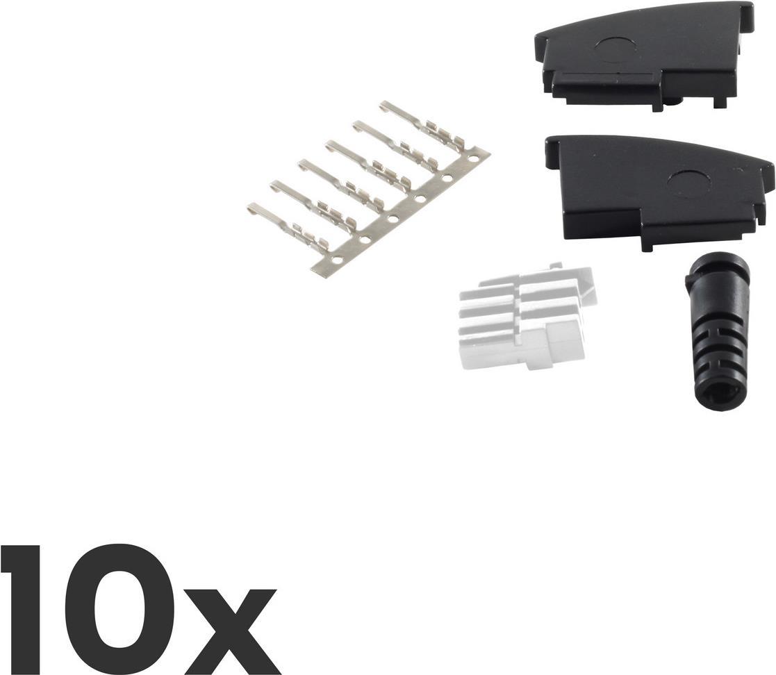 shiverpeaks BS72020-SET10 Drahtverbinder TAE N Schwarz (BS72020-SET10)