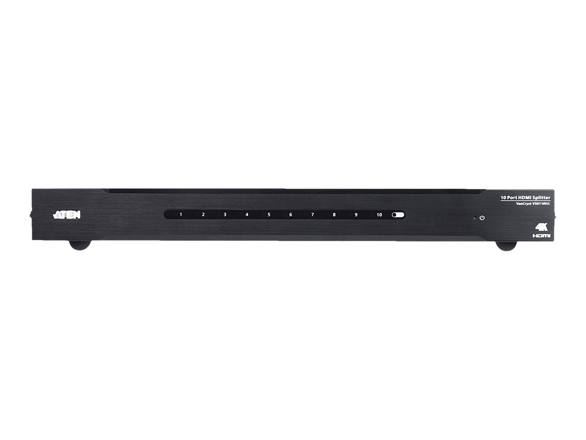 ATEN VanCryst VS0110HA 4K HDMI-Splitter 10-fach Schwarz
