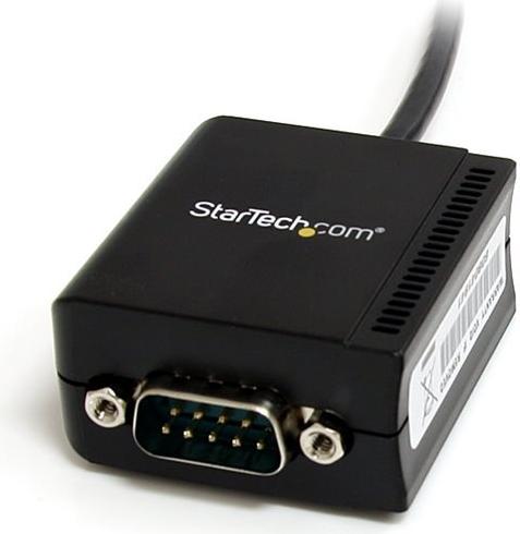 StarTech ICUSB2321F USB zu RS232 Serieller Adapter 1,8 m Schwarz