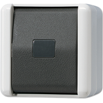 JUNG Taster m. neutraler Kalotte 831W WG800 IP44 1pol. Schliesser 831W (831W)