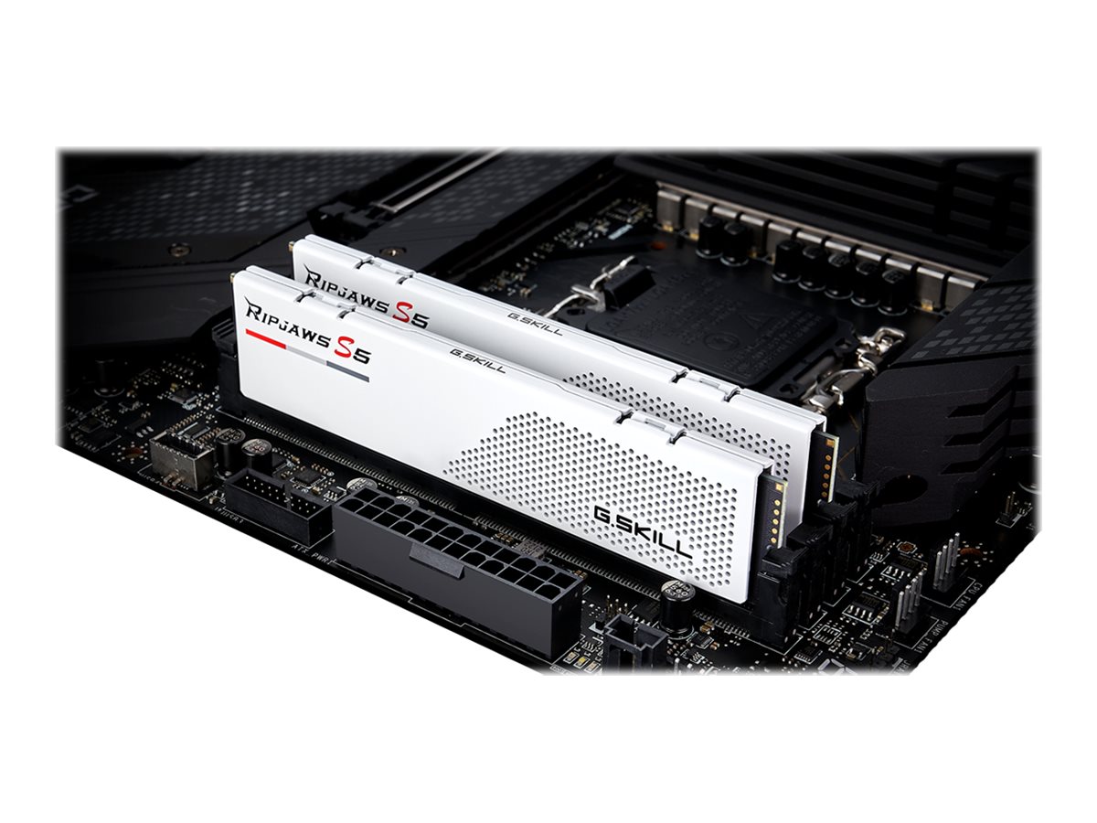 G.Skill Ripjaws S5 DDR5 32 GB RAM 2x16 GB 5600 MT/s CL36 DIMM 288-Pin Weiß