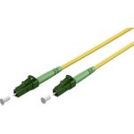 Goobay 59627 Glasfaserkabel 0,5 m LC/APC FTTH OS2 Gelb (59627)