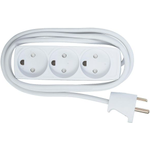 Microconnect GRU033WDK Verlängerungskabel 3 m 3 AC-Ausgänge Indoor Weiß (GRU033WDK)
