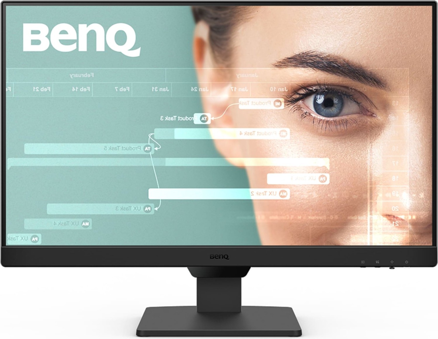 BenQ GW2490 LED-Monitor 60.5 cm (23.8 Zoll) - schwarz, FullHD, IPS, HDMI, DisplayPort, VESA MediaSync, 100Hz Panel [Energieklasse E] (9H.LLSLJ.LBE)