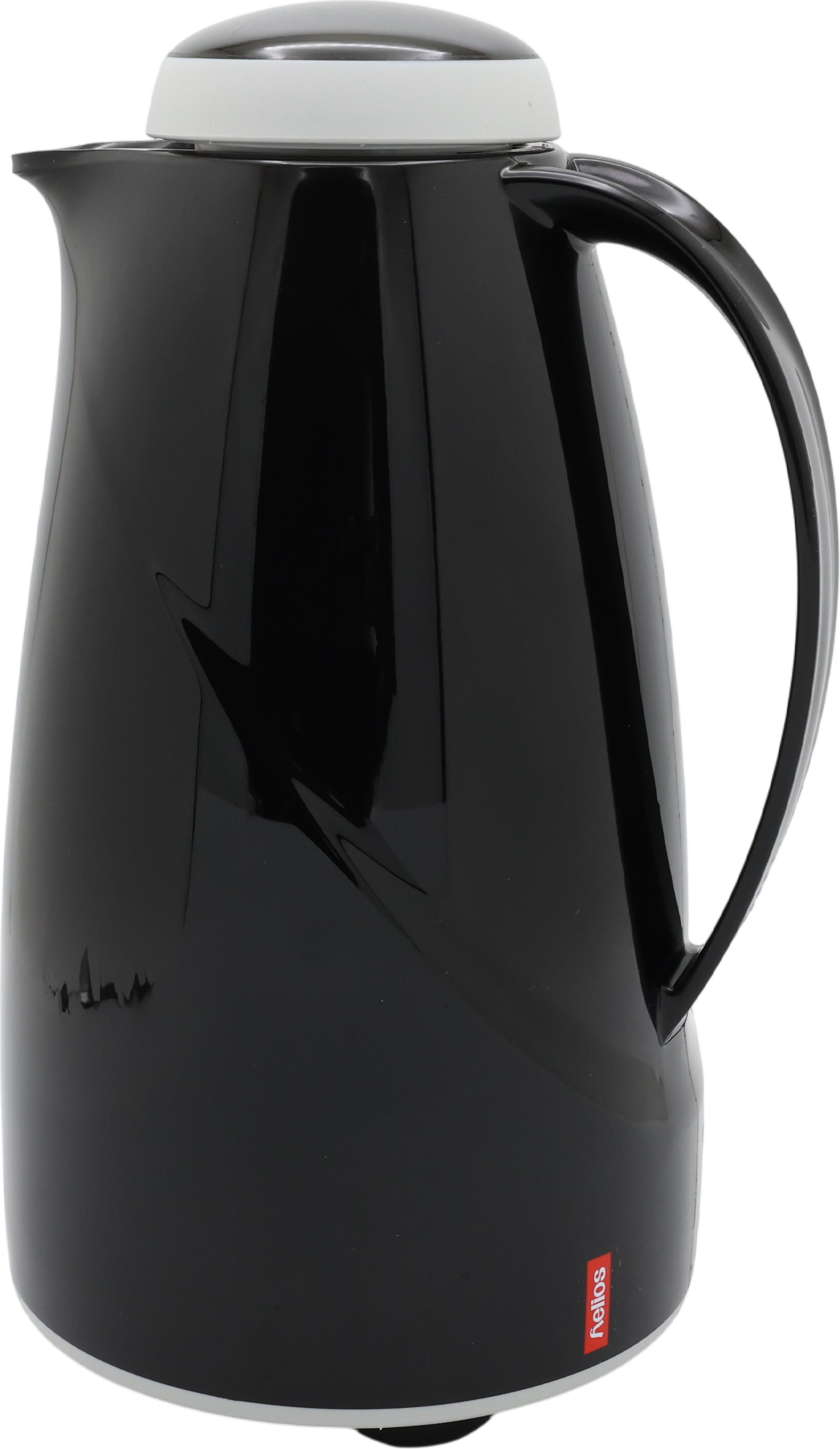 Helios Isolierkanne Wave 1,5 l, schwarz (2945-002)