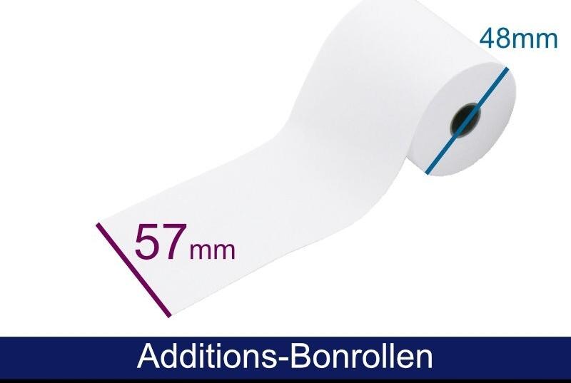 ARTDEV Additionsrolle - Normalpapier HF 57 48(50) 12 (B/D/K), 22m (ADN575012)