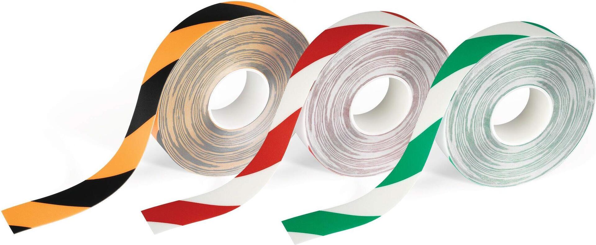 DURABLE DURALINE STRONG Markierungsband 50 mm x 30 m Signalgelb/Signalschwarz